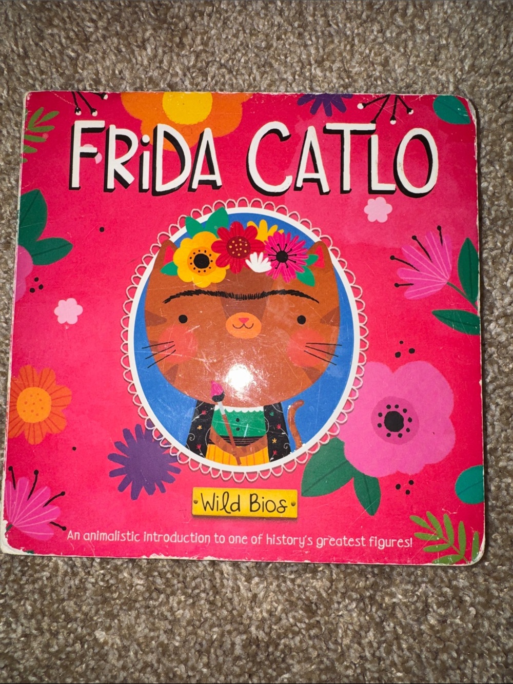 Frida Catlo Kids Board Book - Pink